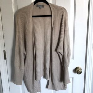 Marled Cream colored Cardigan Size Lg